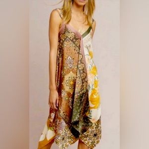 NWT Anthropologie TINY Sebou Scarf Midi Dress